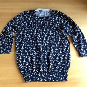 JCrew Anchor Sweater - Navy